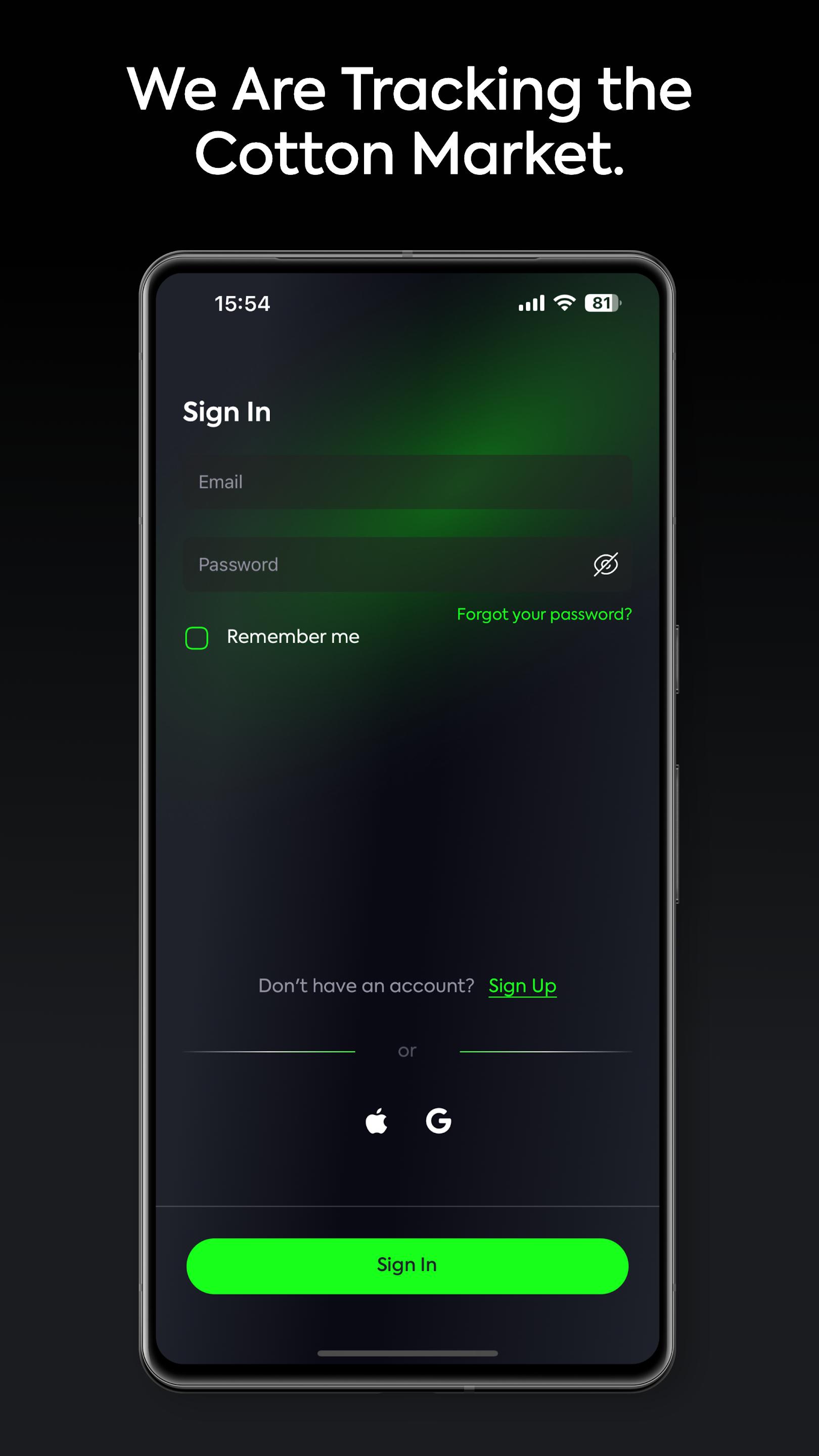 Cotcast — Pamuk Piyasa Takip Uygulaması