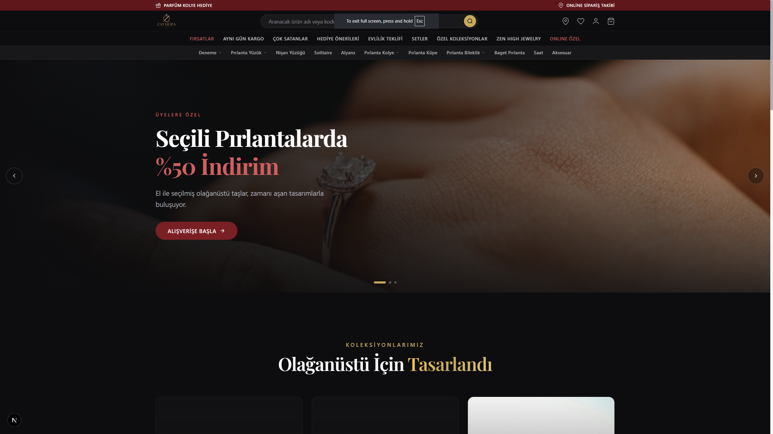 Zaymera Mücevherat — Mağaza